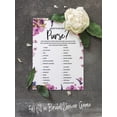 thumbnail image 5 of Inkdotpot FloralWedding Shower Bachelorette Party Bulk ActivityGameCardsWhats In Your Purse Bridal ShowerGame 50-Pack, 5 of 7