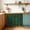 Dark green, variant on Vintage Hazy Blue Cabinet Dishwasher Hidden Curtains, Privacy Closet Door Curtain, Modern Farmhouse Textured Rustic Adhesive Dust Proof Under Sink Skirt for Bathroom Kitchen 35"x35"