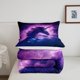 thumbnail image 5 of Juego de cama Outer Space Unicorn Comforter Unicorn Glitter Quilted Duvet Set, 5 of 7