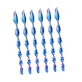 thumbnail image 1 of 6 Uds., 12 Pulgadas, Repelente De Aves, Varillas Reflectantes En Espiral Para Asustar, Accesorio De Decoración, Azul Sunnimix campanas de viento, 1 of 8