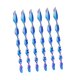 thumbnail image 1 of 6 varillas reflectantes repelentes de aves en espiral de 12 pulgadas para palomas y gaviotas. Azul, 1 of 9