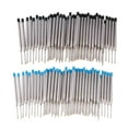 thumbnail image 4 of 50pcs Metal Ballpoint Pen Refills Ink Refill Office Equipment Accs Black, 4 of 8