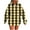 Yellow, variant on SwiftWear Plaid Print Oversized Hoodie Women Classic Checkered Long Sleeve Pullover Hooded Sweatshirt Soft Casual Wear with Pocket Watermelon Red
