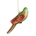 thumbnail image 5 of Northlight 6.5" Yellow and Red Parrot Glass Christmas Ornament, 5 of 5