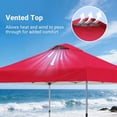 thumbnail image 3 of CHITOOMA 10 x 10ft Pop up Canopy Tent, Instant Outdoor Shelter Easy Portable Straight Leg Canopy Tent, Red, 3 of 12
