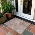 thumbnail image 6 of Addison Rugs Chantille Indoor/Outdoor Transitional Patchwork Blush Washable Rectangle Rug, 1'8" x 2'6", 6 of 6