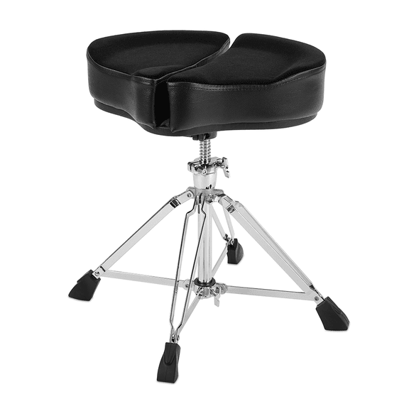 Ahead Spinal G Drum Throne Black Cloth Top and Black Sides 18 in.