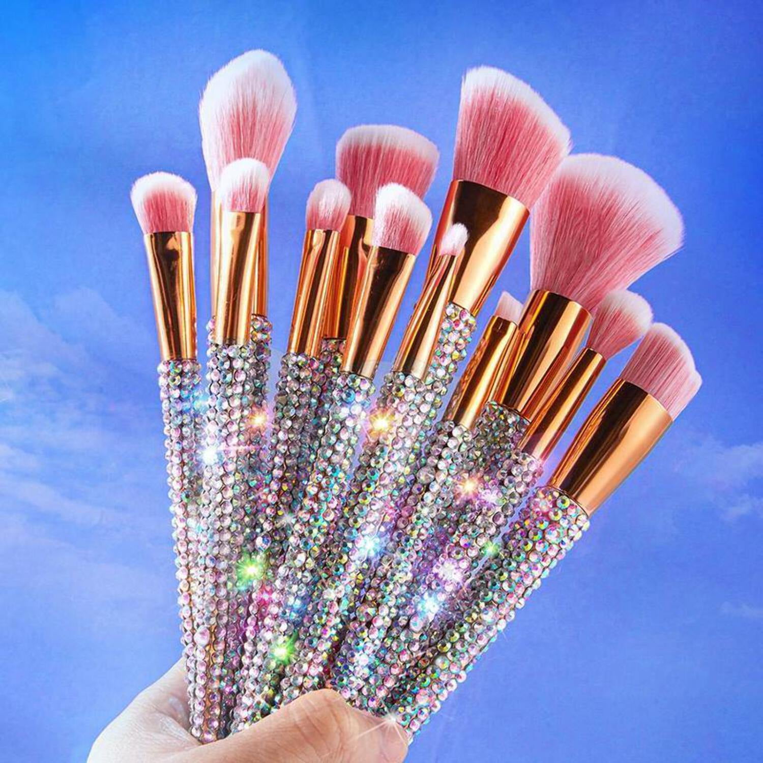 【日本未入荷】アメリカのメイクブラシ 12 本 blinged brushes 日本未入荷】アメリカのメイクブラシ 12 本 blinged brushes 日本未