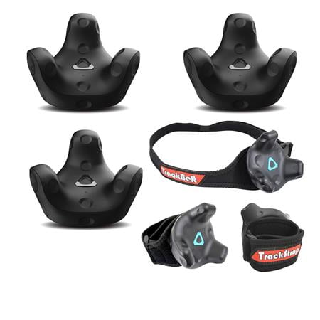 apparat råd Midler 3 Pack VR VIVE Tracker (3.0) - with Rebuff Reality TrackBelt + 2  TrackStraps Full Body Tracking VR Bundle, Black - Walmart.com