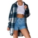 thumbnail image 2 of Puntoco Moda Mujer Manga Larga Estampado Invierno Sin Capucha Casual Abrigo Blusa top Puntoco Puntoco-1, 2 of 8