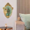 thumbnail image 1 of Retro Style Photo Frame Picture Frame Gold Vintage Picture Frame Holder Ornate Ornament for Hallway, 1 of 8