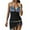 Blue-01, variant on FITOOM Tummy Control Tankini Swimsuits for Women Two Piece Set Swimsuits Printed Asymmetrical Hem Swimwear Beachwear
