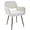 White, variant on Furry Desk Chair, Mid-Century Modern Accent Faux Fur Chair for Teen Girls, Comfy Armchair with Wood Look Metal Legs for Living Dining Room, Home Vanity Makeup Office Desk Chairs No Wheel, Camel