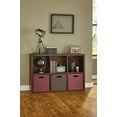 thumbnail image 5 of ClosetMaid 6109 Decorative 6-Cube Storage Organizer, Dark Chestnut, 5 of 5