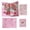 Pink, variant on Pink Pink 3D Exploding Greeting Card With Envelope Pop-Up Surprise Design For Anniversary Birthday Wife Husband Girlfriend Boyfriend