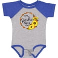thumbnail image 3 of Inktastic My Grandma Loves Me with Sunflower Wreath Boys or Girls Baby Bodysuit, 3 of 5