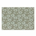 thumbnail image 1 of Floral Cutting Board, Vintage Floral Pattern of Tender Flowers Summer Berries Retro Hand Drawn Ornament, Decorative Tempered Glass Cutting and Serving Board, Small Size, Camel White, by Ambesonne, 1 of 1