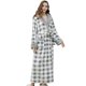 thumbnail image 2 of Sonbest - Albornoz cálido de forro polar con capucha para mujer, albornoz largo de felpa Sherpa Inevent SH1104-95, 2 of 6