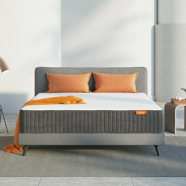 Sweetnight 10" Cool Gel Memory Foam Mattress with Zippered Cover