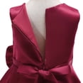 thumbnail image 5 of CAICJ98 Girls Elegant Princess Dress Sleeveless A-Line Dresses for Toddler Girls Casual Wedding Party Dresses Wine,4-5 Years, 5 of 6