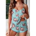 thumbnail image 2 of Ekouaer Womens Cami Pajama Sets Soft Shorts Lingerie Set Camisole 2 Piece Cami Shorts Pj Nightwear, 2 of 6