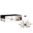 thumbnail image 2 of Xtricity - 18-Light Pendant, 33.8 '' Length, From Lucerne Collection, Black, 2 of 6