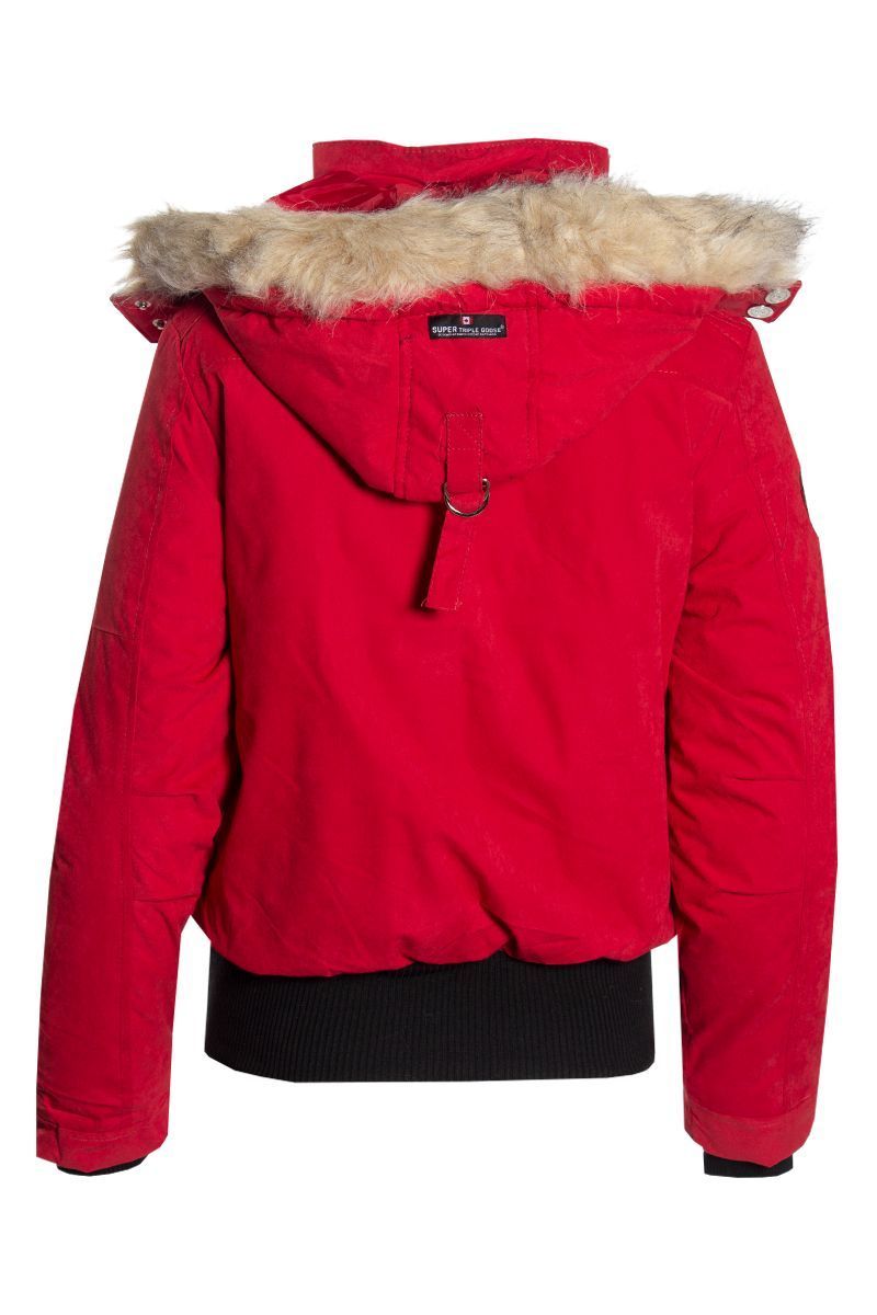 canada jacket red