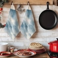 thumbnail image 6 of Mountain Peak Kitchen Towels Set of 2, Blue Beige Mist Zen Modern Nature Fantasy Absorbent Dish Towels for Kitchen, Microfiber Hand Towel, Quick Drying Tea Towel for Cleaning Decorative Dishcloths, 6 of 7