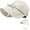 Upgraded Off - White, variant on Womens Sun Hat Wide Brim UPF 50+ UV Protection Foldable Packable Sun Shield Hat for Women, Ponytail Outdoor Fishing Hat