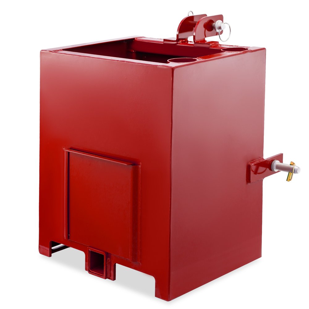 VEVOR 3 Point Ballast Box, 800lbs Capacity Hitch Ballast Box, Standard