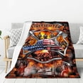 thumbnail image 5 of Firefighter Gifts Fire Fighter Throw Blanket Soft Fleece Flannel Bedding Fireman Gifts for Men Boys Girls Lovers Adults Stuff for Couch Sofa Bed Room Decor 60"X80", 5 of 6