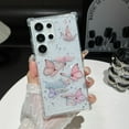 thumbnail image 7 of for Samsung Galaxy A16 Glitter Case, Girly Woman Cute Butterfly Pattern Shockproof Protective Soft Flexible TPU Shiny Stars Sparkle Anti-Scratch Bling Phone Cover for A16 5G, Purple Butterfly, 7 of 7