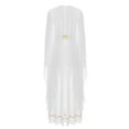 thumbnail image 4 of LiiYii Women's Greek Dress Robe Ancient Grecian Roman Queen Toga Maxi Gown Adult Party Fancy Dress Up White XL, 4 of 6