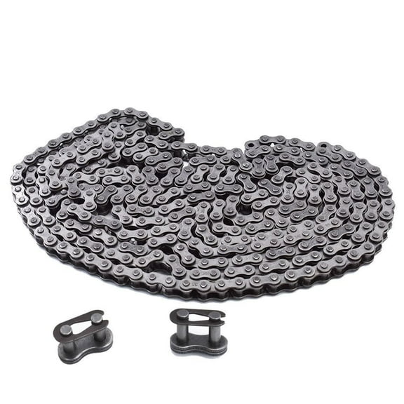 #35 Roller Chain 10 Feet with 2 Connecting Links for Go Kart Mini Bike