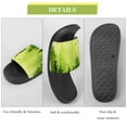 thumbnail image 7 of GZHJMY Stylish Slides for Women Men, Green Forest Soft Flexible Slip-on Sandals Slippers, 7 of 7
