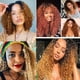 thumbnail image 2 of Hair Bundles Hiaplame 1B27 Ombre, rizado y rizado, 45-55 cm, 300 g, 3 paquetes, 2 of 8