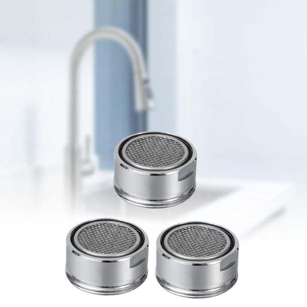 Aireador de grifo de 3 piezas BLESIY repuesto estándar regular accesorio universal a prueba de salpicaduras cabezal de grifo para aireador de fregadero