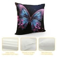 thumbnail image 4 of GOSMITH  Throw Pillow Covers Square Cushion Cover Nice Butterfly Modern Farmhouse Burlap Cushion Case Soft Pillowcase for Couch Bed Car Home Decoration, 4 of 5