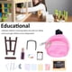 thumbnail image 3 of Suministros Escolares En Miniatura, Juego De Mochila Para Casa De Muñecas, Tablero De Densidad, Compacto, Educativo, Coleccionable, Realista Para Hogares, 3 of 7