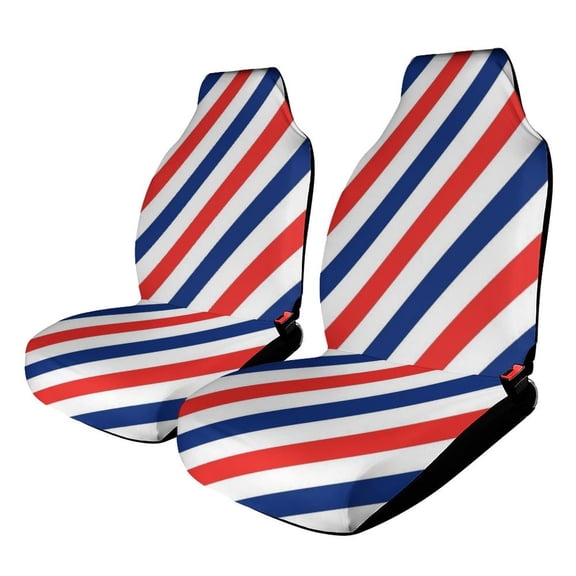 Car Seat Covers Barber Pole Pattern Universal Size Fit For Most Car Suv Truck Van Car Accessories Interior Seat Covers For Car Full Set