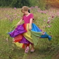thumbnail image 3 of Maxcozy Kids Girl Maxi Dress Rainbow Short Sleeve Dresses 0-6 Years, 3 of 16