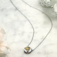 thumbnail image 4 of Gem Stone King 1.25 Ct Round Whiskey Quartz 925 Sterling Silver Solitaire Necklace, 4 of 4