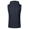 thumbnail image 5 of Men's Casual Hooded Tank Top Breathable Sleeveless Shirt For Daily Wear Home Outdoor Hiking Spring Summer Comfortable Loose Fit Mens Muscle Gym Tank Top Breathable Sleeveless Shirts for Active Men, 5 of 5