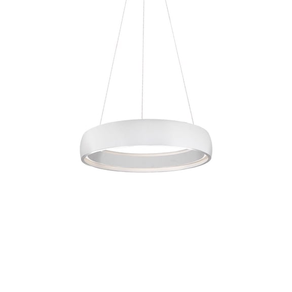 PD22723-WH-Kuzco Lighting-Halo - 62W LED Pendant-4.25 Inches Tall and 24.38 Inches Wide-White Finish