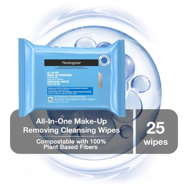 Neutrogena All-in-One Makeup Removing Cleansing Wipes, Eye Makeup Remover