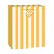 thumbnail image 2 of Unique Party - Bolsa de Regalo Diseño de Rayas (Amarillo, Blanco), 2 of 2