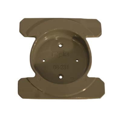 Install Brackets - RPB Respiratory 08-231 Aluminium Wall Bracket, Factory Installed