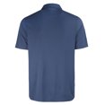 thumbnail image 3 of Men's Cutter & Buck Navy Cleveland Indians Cooperstown Collection Forge Eco Fine Line Stripe Polo, 3 of 3