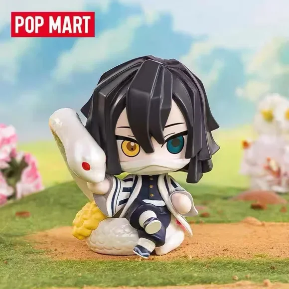 Original Bubble Mart Demon Slayer Blind Box Kamado Tanjirou Kamado Nezuko Box Pvc Anime Figure Male Doll Gift Model Toy
