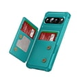 thumbnail image 2 of for Google Pixel 9 Pro XL Wallet Case with Stand-4 Card Holder Slot Hidden Bracket Double Magnetic Clasp PU Leather Slim Shockproof Hybrid TPU Frame Phone Cover for Google Pixel 9 Pro XL, Green, 2 of 8